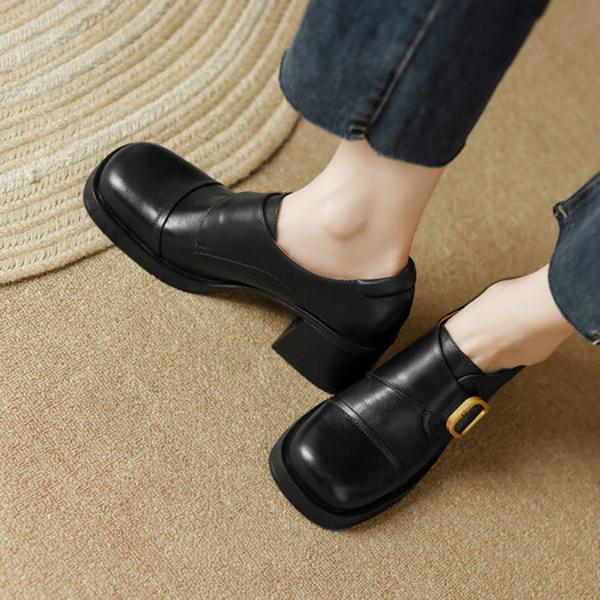 Luxury Handmade Leather Women's Shoes: Elegance in Every Stitch(Egupai888432-1)