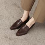 Elegant Handcrafted Leather Women's Shoes: Luxurious Quality & Artisan Craftsmanship(Egupai8882306)