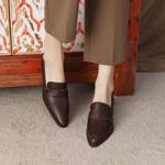 Elegant Handcrafted Leather Women's Shoes: Luxurious Quality & Artisan Craftsmanship(Egupai8882306)
