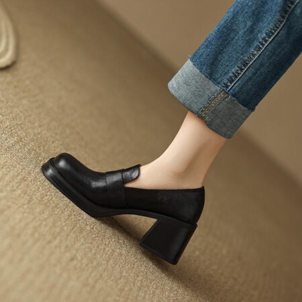 Elegant Handcrafted Leather Women’s Shoes: Luxury Craftsmanship(Egupai8882339)