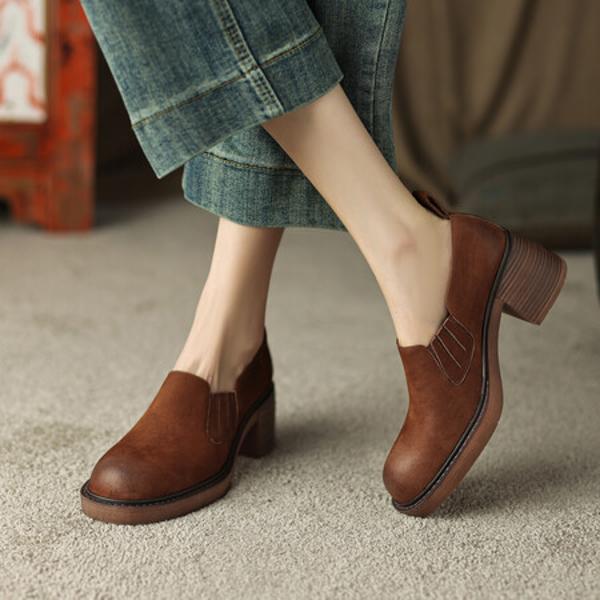 Exquisite Handcrafted Leather Women's Shoes for Elegant Luxury(Egupai8882334)