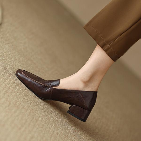 Handmade Leather Women’s Shoes: Elegant Luxury Craftsmanship(Egupai8882336)