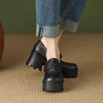 Elegant Handcrafted Genuine Leather Women's Shoes: Luxury & Craftsmanship(Egupai8882357)