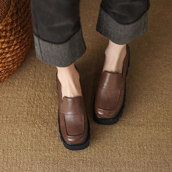 Exquisite Handcrafted Leather Shoes for Elegant Women(Egupai8882358)