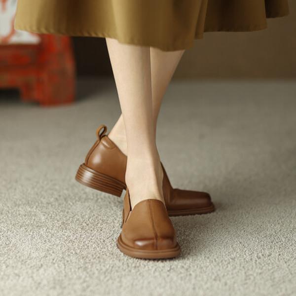 Luxury Handcrafted Leather Women's Shoes with Exquisite Craftsmanship(Egupai8882348)