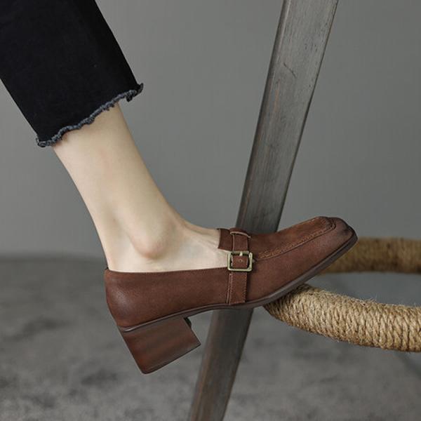 Handcrafted Luxury Genuine Leather Women's Shoes for Elegant Style(Egupai8882314)