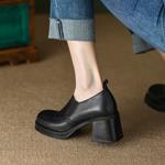 Handcrafted Leather Women's Shoes: Luxurious Elegance and Quality(Egupai888440)