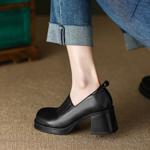 Elegant Handcrafted Premium Leather Women's Shoes(Egupai888441)