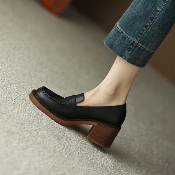 Exquisite Handmade Leather Women's Shoes: Luxurious Craftsmanship and Elegance(Egupai8882352)