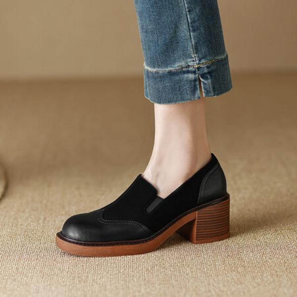 Luxury Handcrafted Genuine Leather Women's Shoes(Egupai8882374)