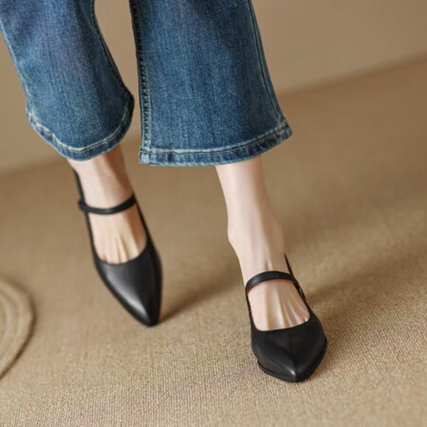 Handcrafted Luxury Leather Women’s Shoes – Elegance Redefined(Egupai8882371)