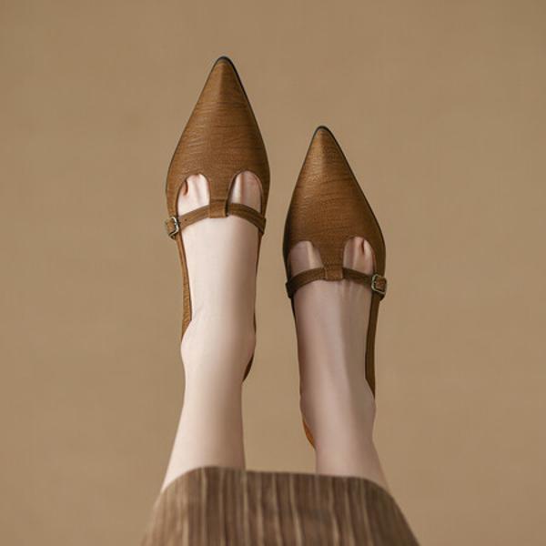 Elevate Your Style with Luxurious Handmade Leather Women's Shoes(Egupai8882368)