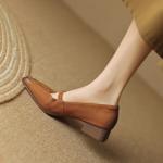 Handcrafted Luxury Leather Women's Shoes: Elegance Redefined(Egupai8882392)