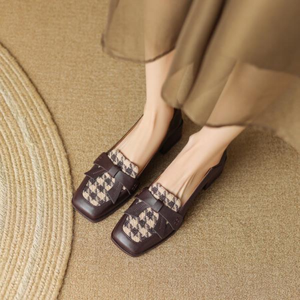 Handcrafted Genuine Leather Women's Shoes: Luxury, Quality, Elegance(Egupai8882389)