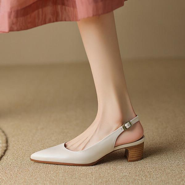 Elegant Luxury Handmade Leather Women's Shoes(Egupai8882380)