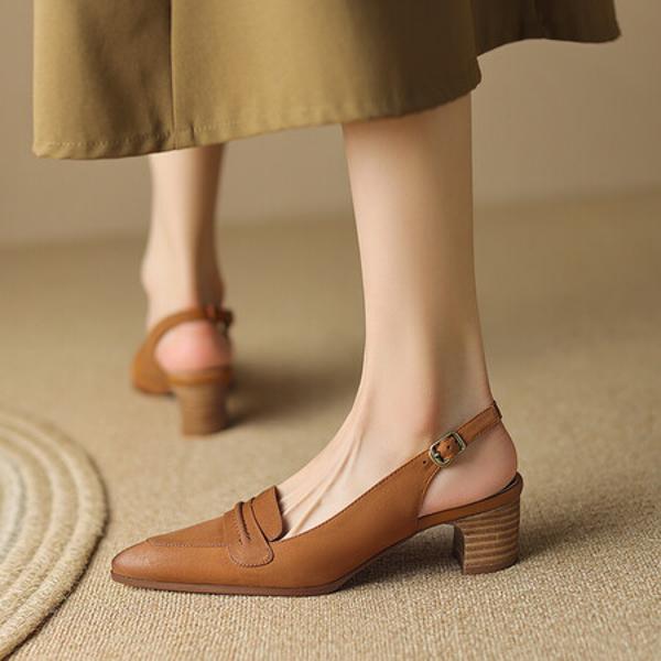 Exquisite Handmade Leather Women's Shoes: Elegance Meets Luxury Craftsmanship(Egupai8882381)