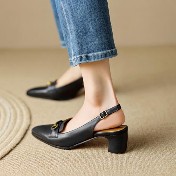 Handcrafted Luxury Leather Women's Shoes: Elegance in Every Stitch(Egupai8882385)