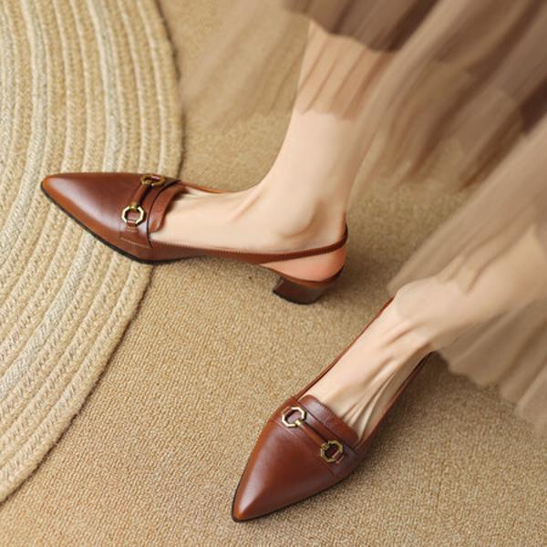 Handcrafted Luxury Leather Women's Shoes: Elegance in Every Stitch(Egupai8882385)