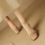Handcrafted Luxury Leather Women's Shoes with Timeless Elegance(Egupai8882396)