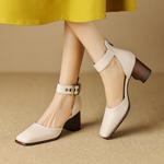 Handcrafted Genuine Leather Women's Shoes: Luxurious Elegance in Every Stitch(Egupai8882397)