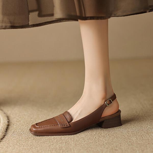 Handcrafted Leather Women's Shoes: Luxury & Elegance(Egupai8882501)