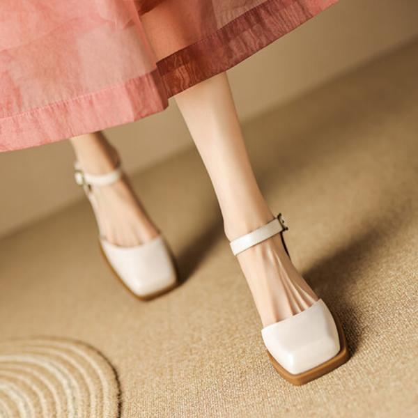 Elegant Artisan Leather Women’s Shoes: Luxe Craftsmanship(Egupai8882399)