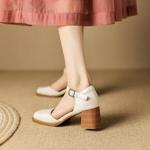 Elegant Artisan Leather Women’s Shoes: Luxe Craftsmanship(Egupai8882399)