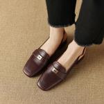 Handcrafted Leather Women's Shoes: Luxurious Elegance in Every Stitch(Egupai8882521)