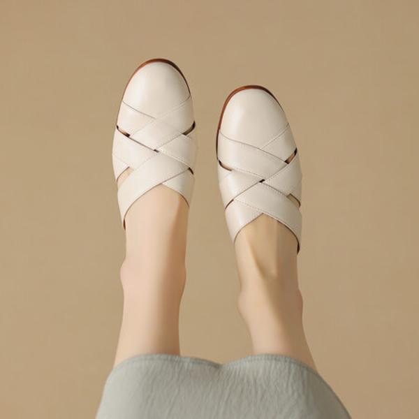 Elegant Handcrafted Genuine Leather Women's Shoes, Luxury Quality(Egupai8882576)