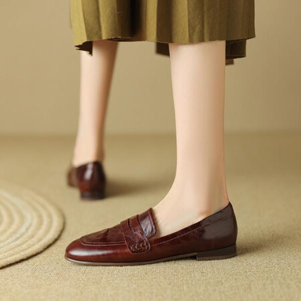 Handcrafted Luxury Leather Women’s Shoes - Elegant Quality(Egupai8882579)