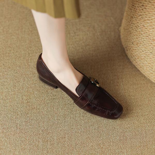 Handcrafted Luxury Leather Women’s Shoes - Elegant Quality(Egupai8882582)