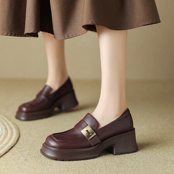 Exquisite Handmade Leather Women's Shoes: A Blend of Craftsmanship and Elegance(Egupai8882583)