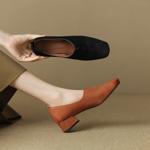 Elegant Handcrafted Genuine Leather Women's Shoes with Luxury Craftsmanship(Egupai8882月-35)