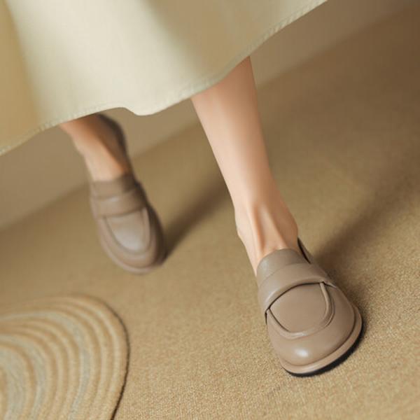 Handcrafted Genuine Leather Women's Shoes: Luxurious Elegance in Every Stitch(Egupai8882627)
