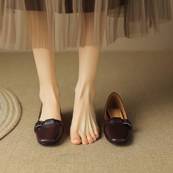 Luxurious Handcrafted Leather Women's Shoes(Egupai8882625)