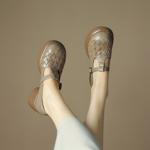 Handcrafted Luxury Leather Women's Shoes: Elegance in Every Stitch and Detail(Egupai8882649)
