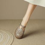 Handcrafted Luxury Leather Women's Shoes: Elegance in Every Stitch and Detail(Egupai8882649)