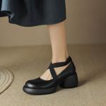 Elegance in Every Step: Handmade Luxury Leather Women's Shoes Crafted with Precision(Egupai8882650)