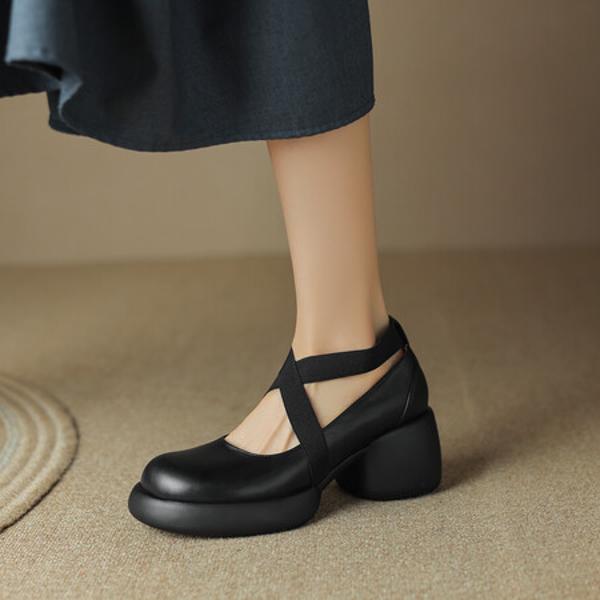 Elegance in Every Step: Handmade Luxury Leather Women's Shoes Crafted with Precision(Egupai8882650)