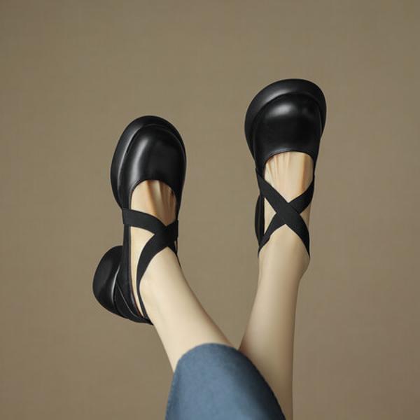 Elegance in Every Step: Handmade Luxury Leather Women's Shoes Crafted with Precision(Egupai8882650)