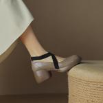 Elegance in Every Step: Handmade Luxury Leather Women's Shoes Crafted with Precision(Egupai8882650)