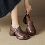 Handcrafted Luxury Leather Women’s Shoes, Exquisite Elegance(Egupai8882651)