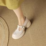 Handcrafted Leather Women's Shoes: Luxury Meets Elegance(Egupai8882657)