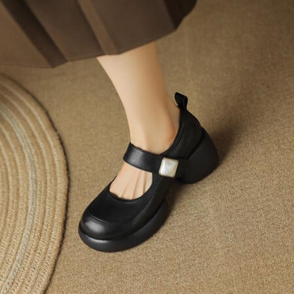 Handcrafted Luxury Leather Women's Shoes(Egupai8882659)