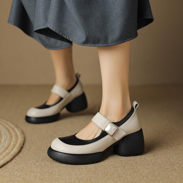 Handcrafted Luxury Leather Women's Shoes(Egupai8882659)