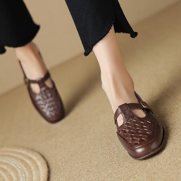Exquisite Handmade Leather Women's Shoes: Luxurious Craftsmanship & Elegance(Egupai8882660)