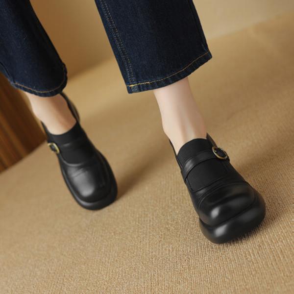 Luxurious Handcrafted Leather Women’s Shoes(Egupai8882743)