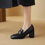 Handcrafted Genuine Leather Women's Shoes – Elegant Luxury Craftsmanship(Egupai8882747)