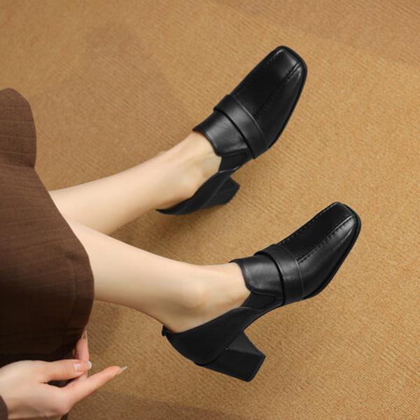 Elegant Handcrafted Leather Women's Shoes of Exquisite Quality(Egupai8882749)