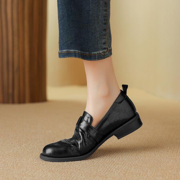 Crafted Elegance: Luxurious Handmade Leather Women's Shoes(Egupai8882733)